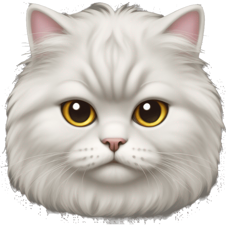 Persian cute fluffy cat chonky  emoji