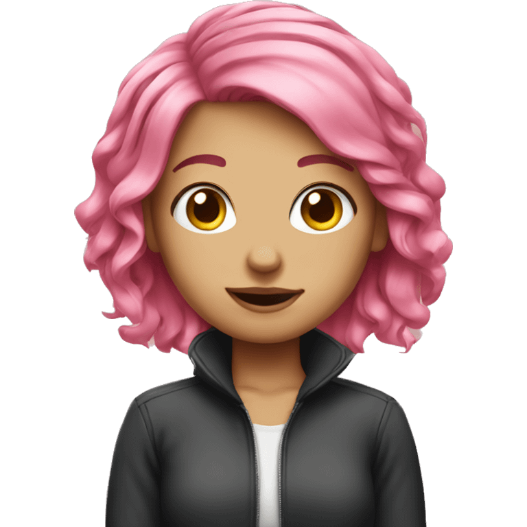 Pink Hair Girl emoji