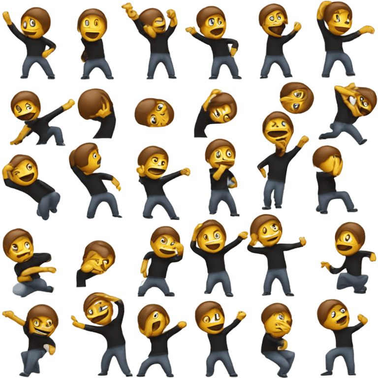 classic emoji dabbing emoji