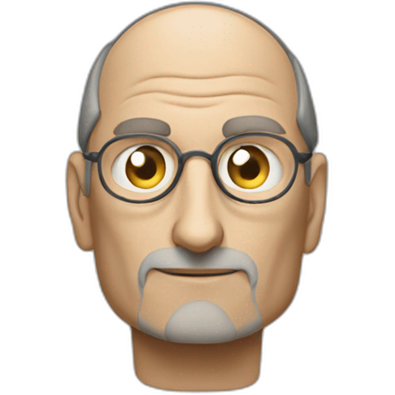 steve jobs is thinking question emoji