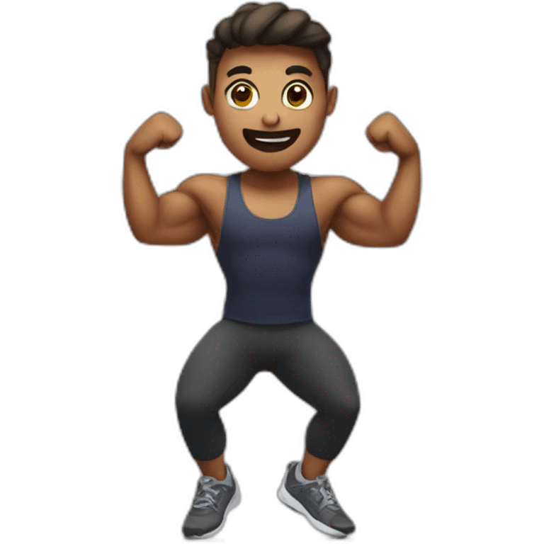 working out emoji