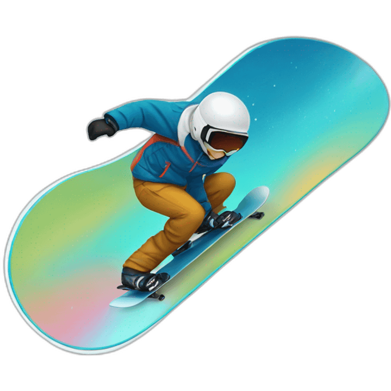 Snowboard emoji