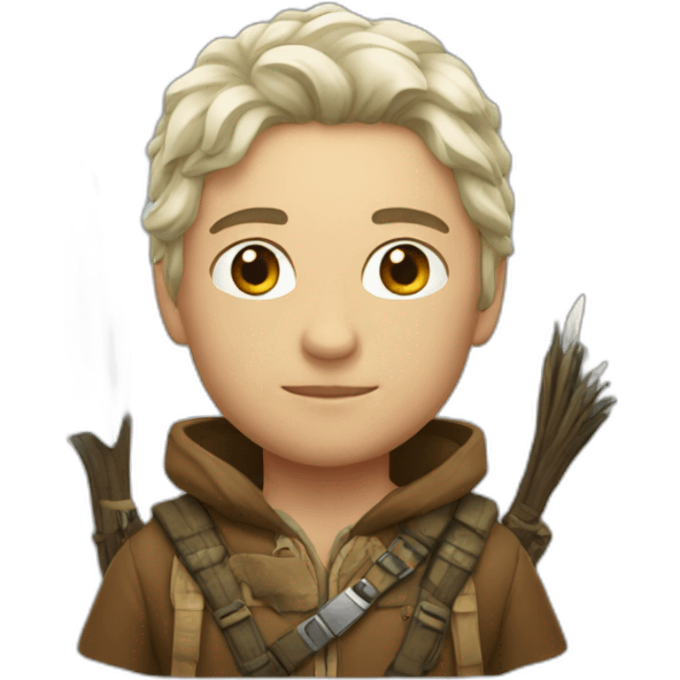 white hunter emoji