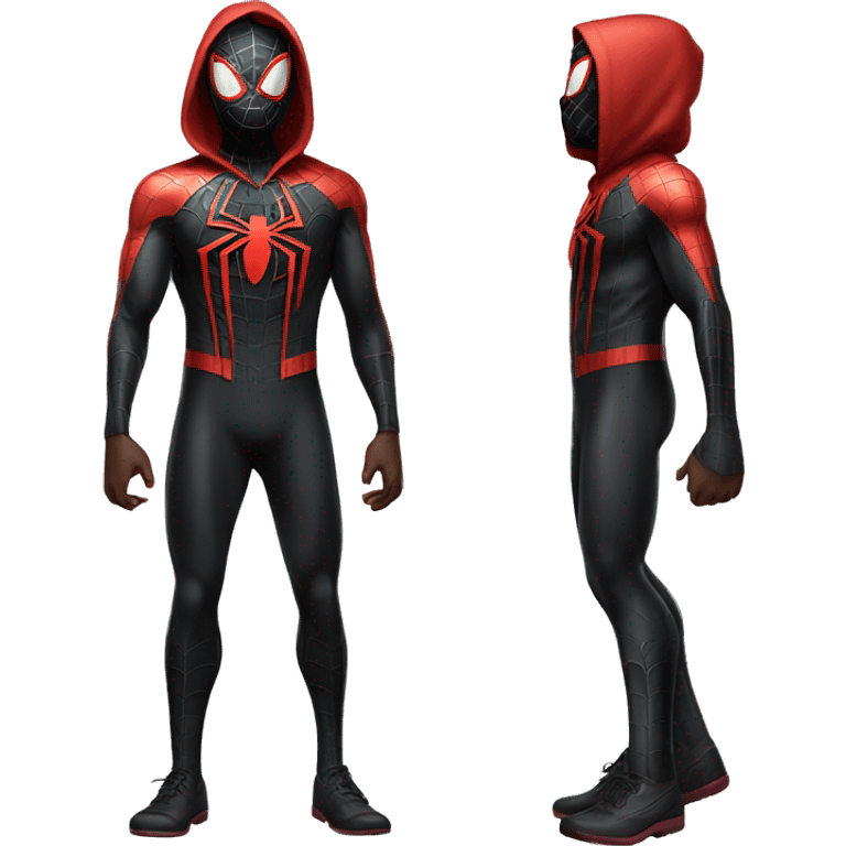 spider-man miles morales full body emoji