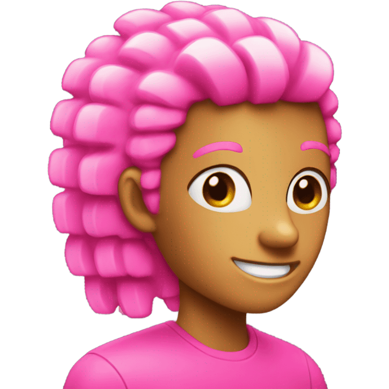 Pink comb emoji