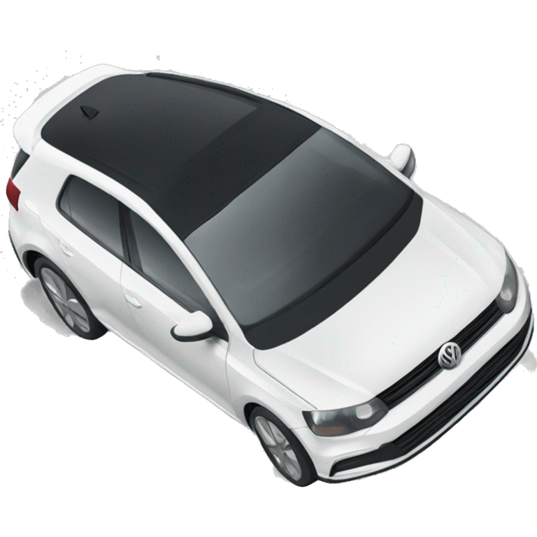 volkswagen gol 2021 white car emoji