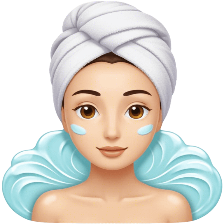 Spa day facial emoji