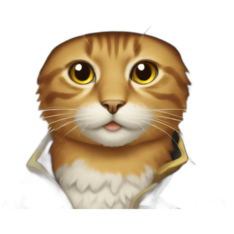 Pirate cat from sky emoji