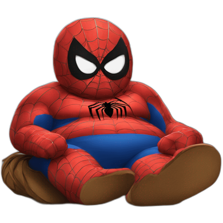 Fat spiderman emoji