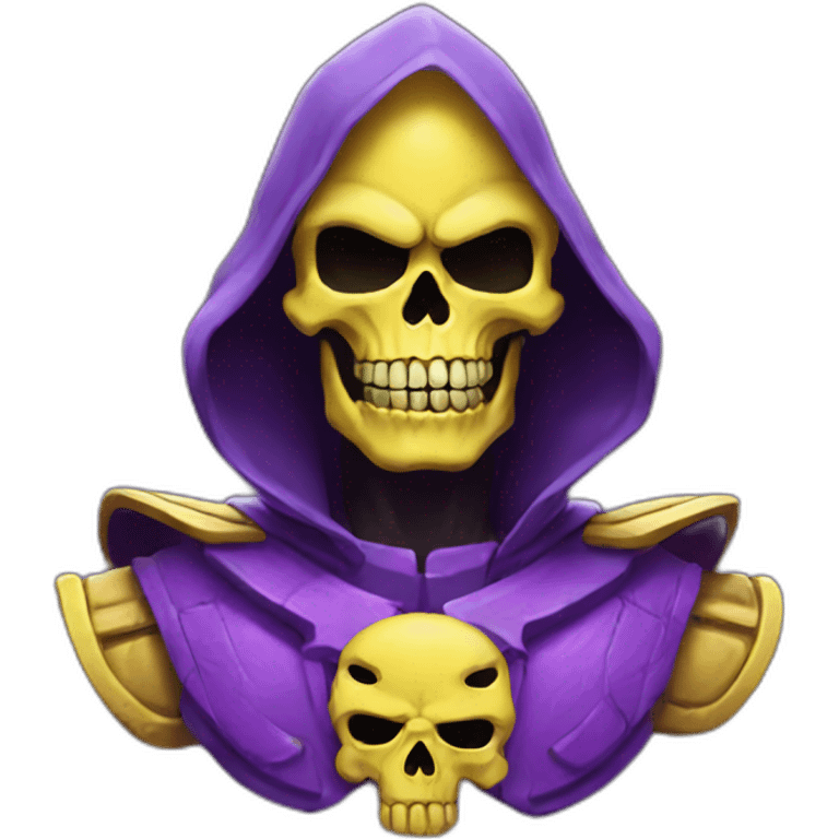 skeletor yellow and purple emoji