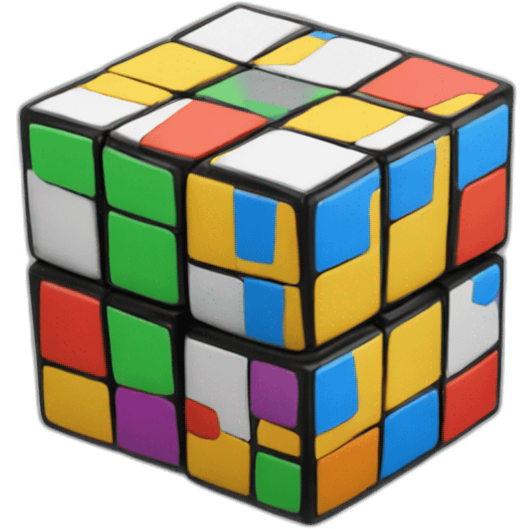 cubo de rubik emoji