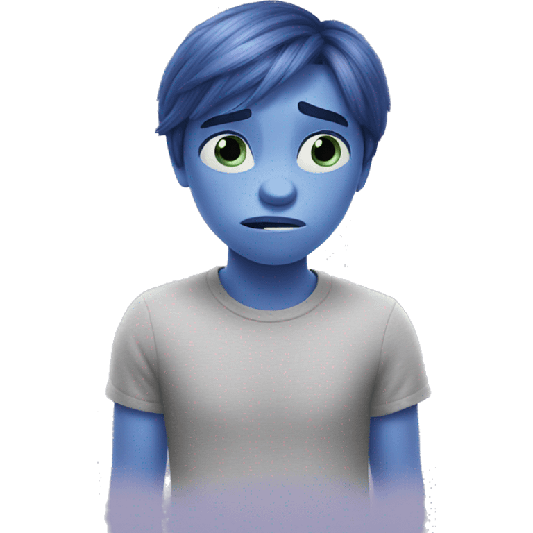 sadness from inside out movie emoji