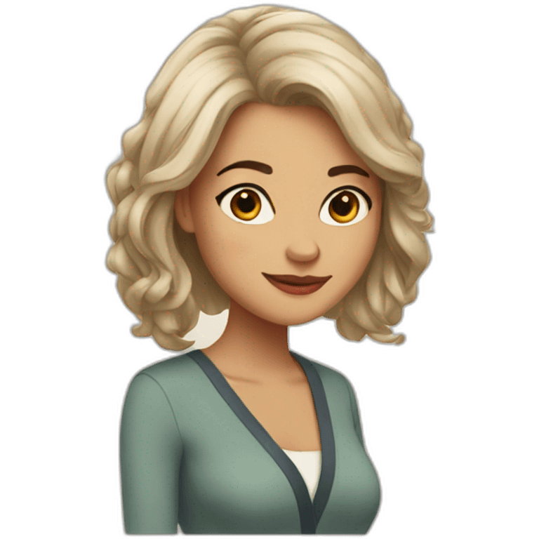 Jess from new girl emoji