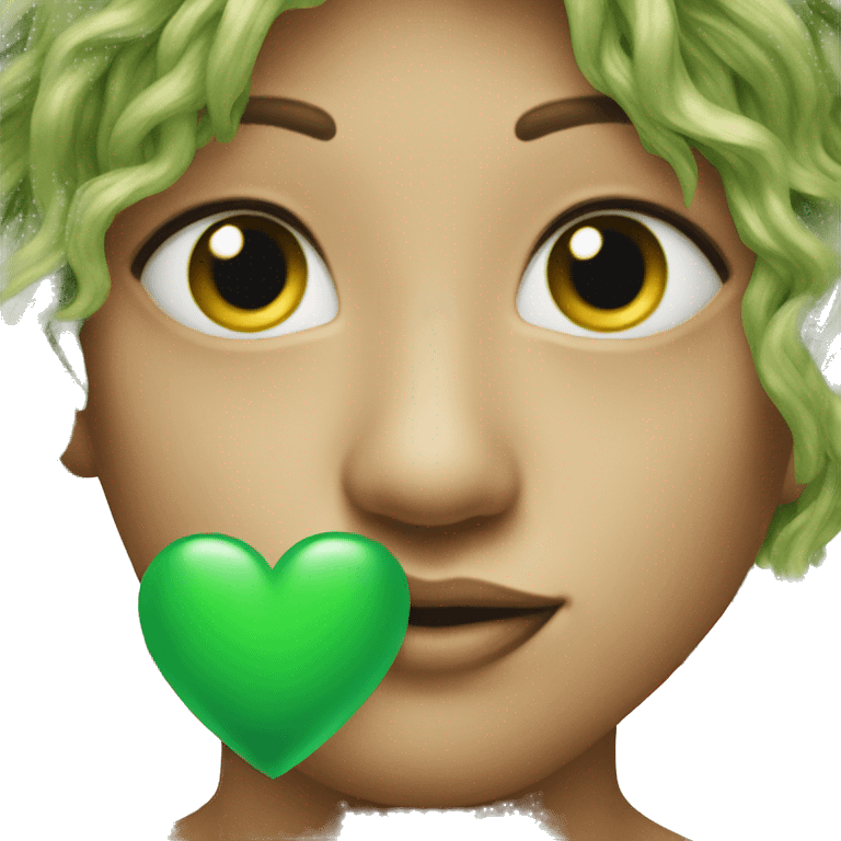 green heart emoji