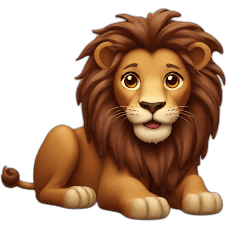 Lion en chocolat  emoji