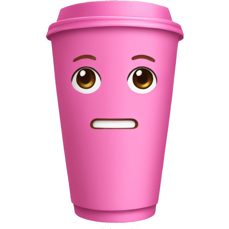 Pink Inés coffee emoji