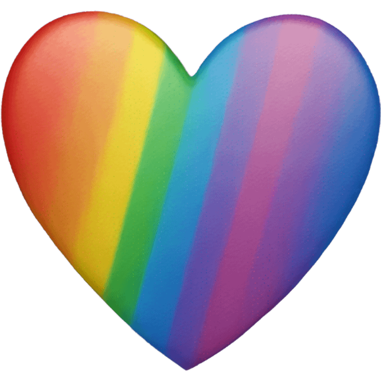 Rainbow heart  emoji