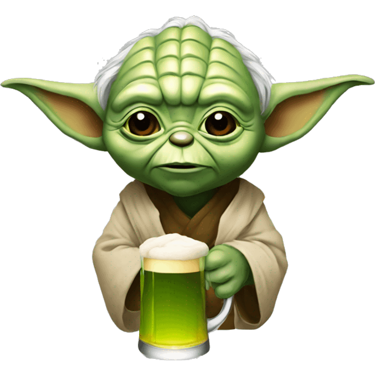 Yoda-drink-beer emoji