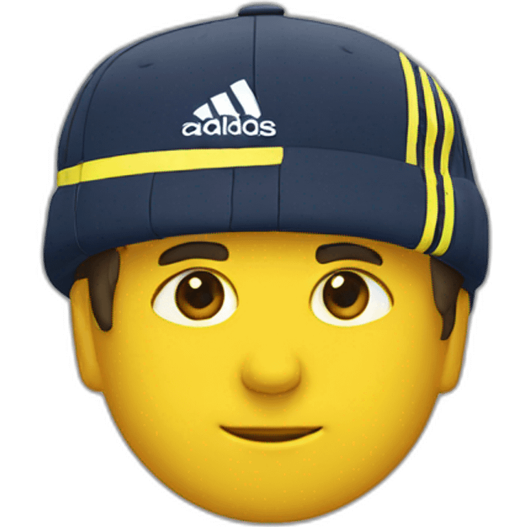 Adidas fan 3 stripes emoji