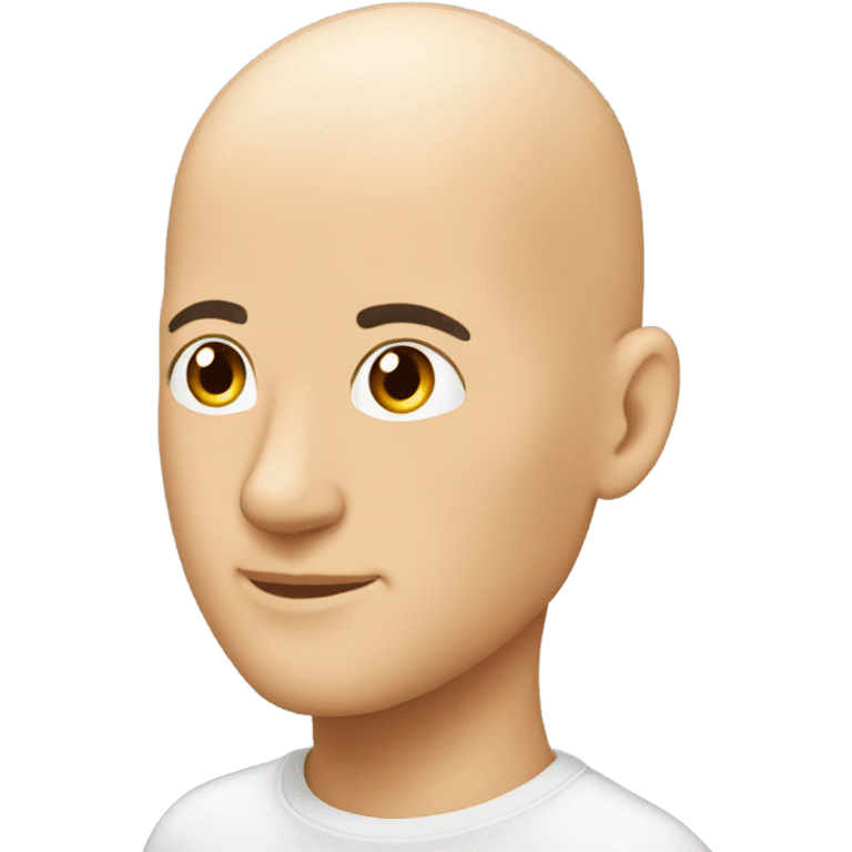 Shiny Bald head emoji