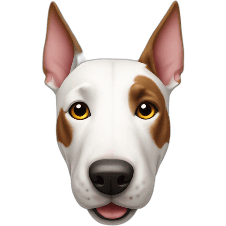 bull terrier dog emoji