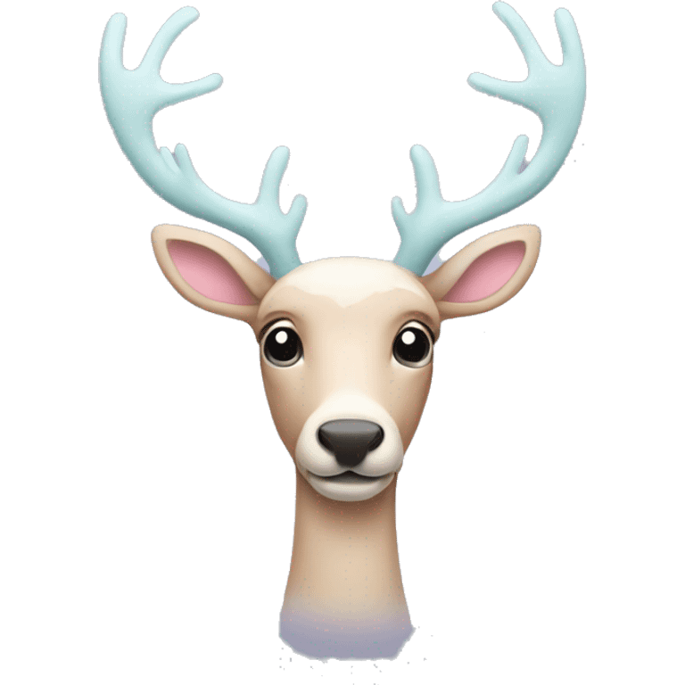 Pastel reindeer  emoji