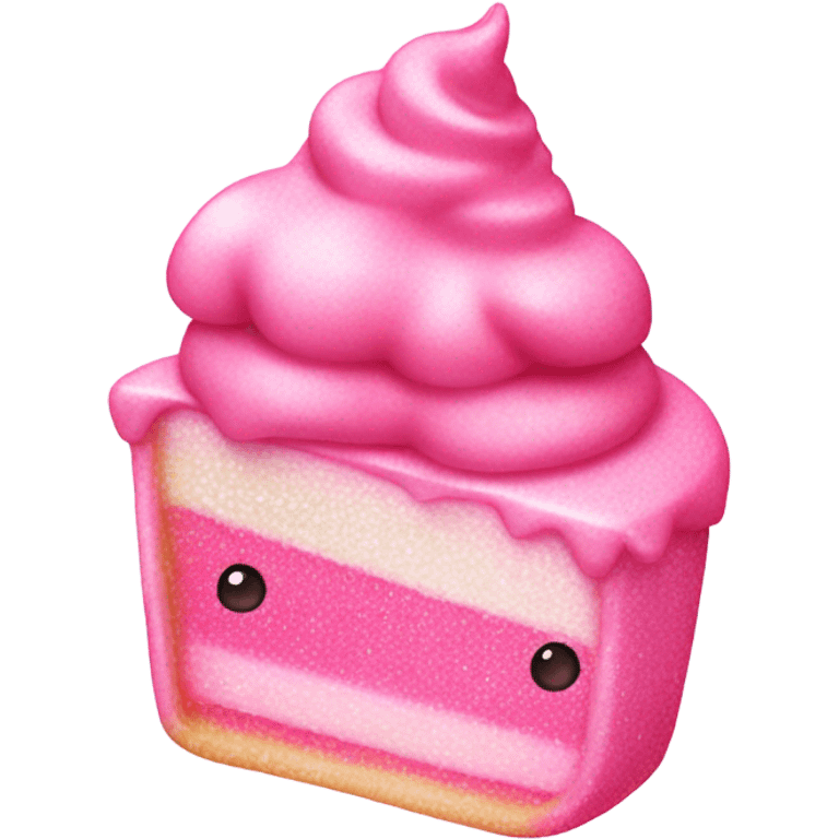 sparkly pink harajuku dessert emoji