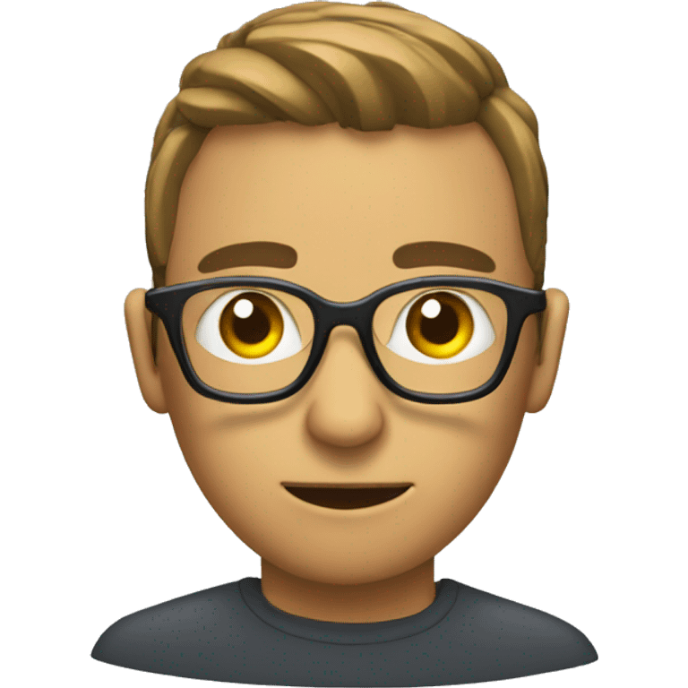 Coding awl with glasses emoji