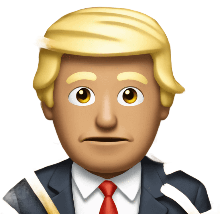 Donald Trump with Spaghetti all over him emoji