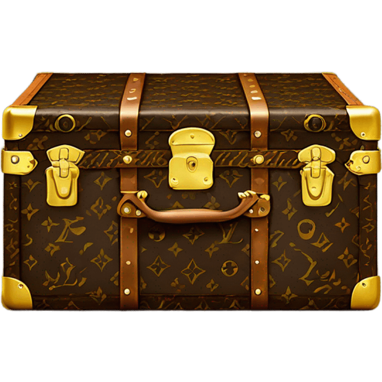 Louis Vuitton luggage trunk emoji