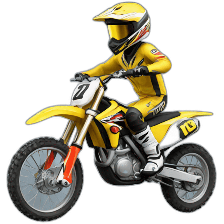 Moto cross emoji