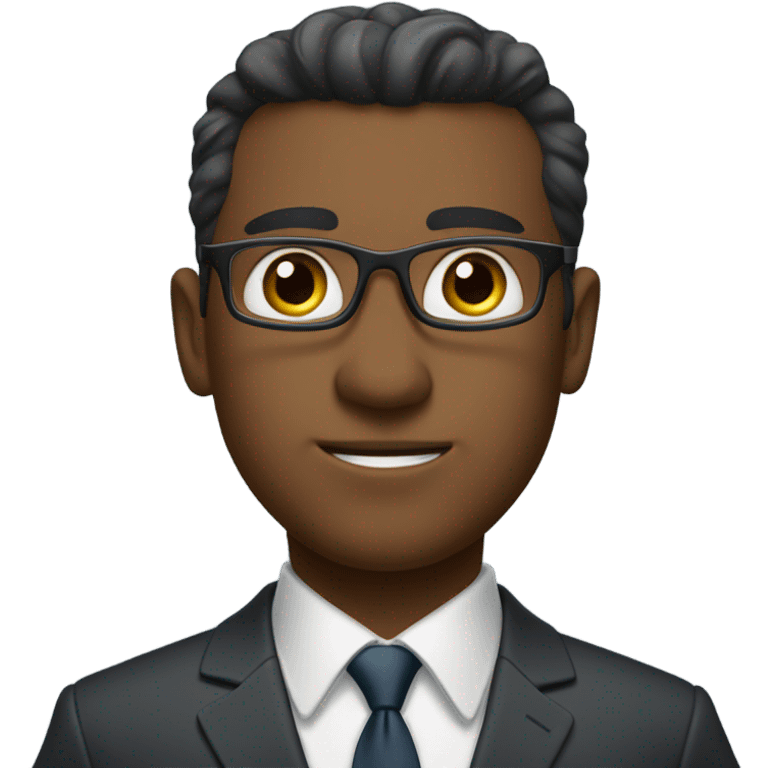 smart looking cfo emoji