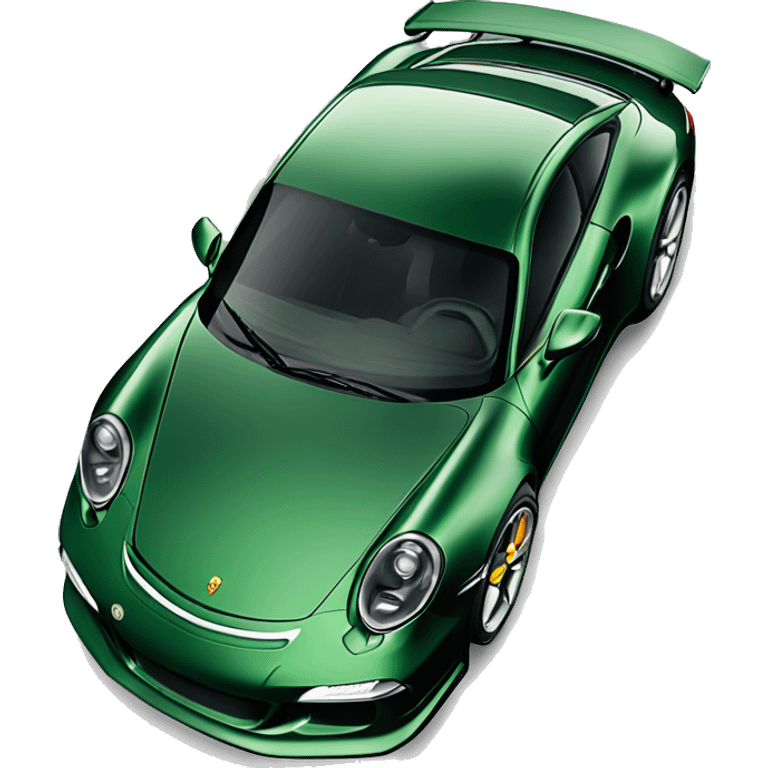 Dark green porsche 911 gt3 emoji