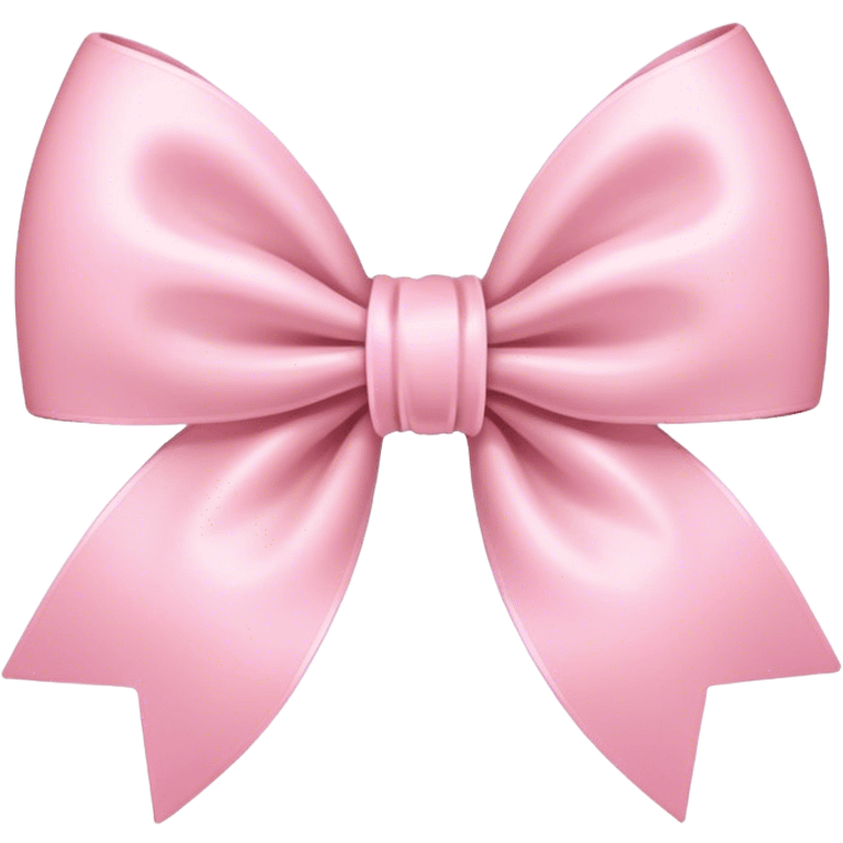 Light pink bow emoji