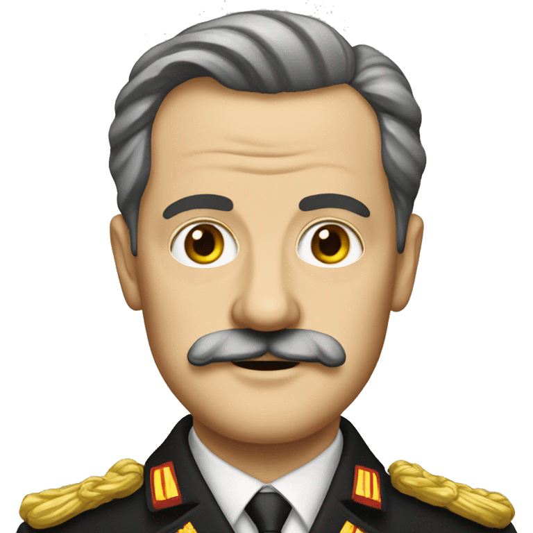 German leader with short mustache  emoji