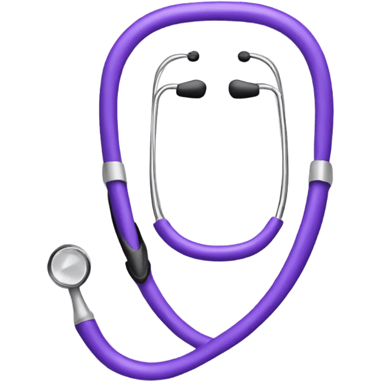 purple stethoscope emoji