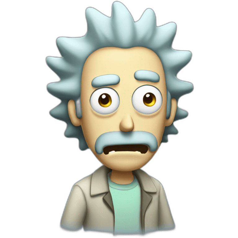 Rick from Rick and morty emoji