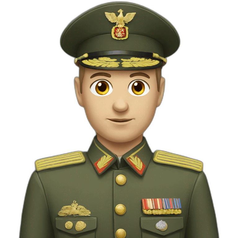 russian military officer emoji