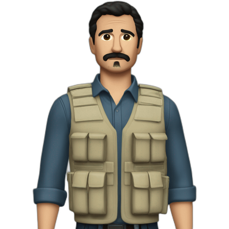 Season 3 Javier Peña Narcos Tac vest emoji