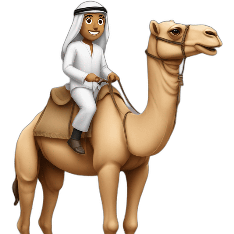 arab on a camel emoji