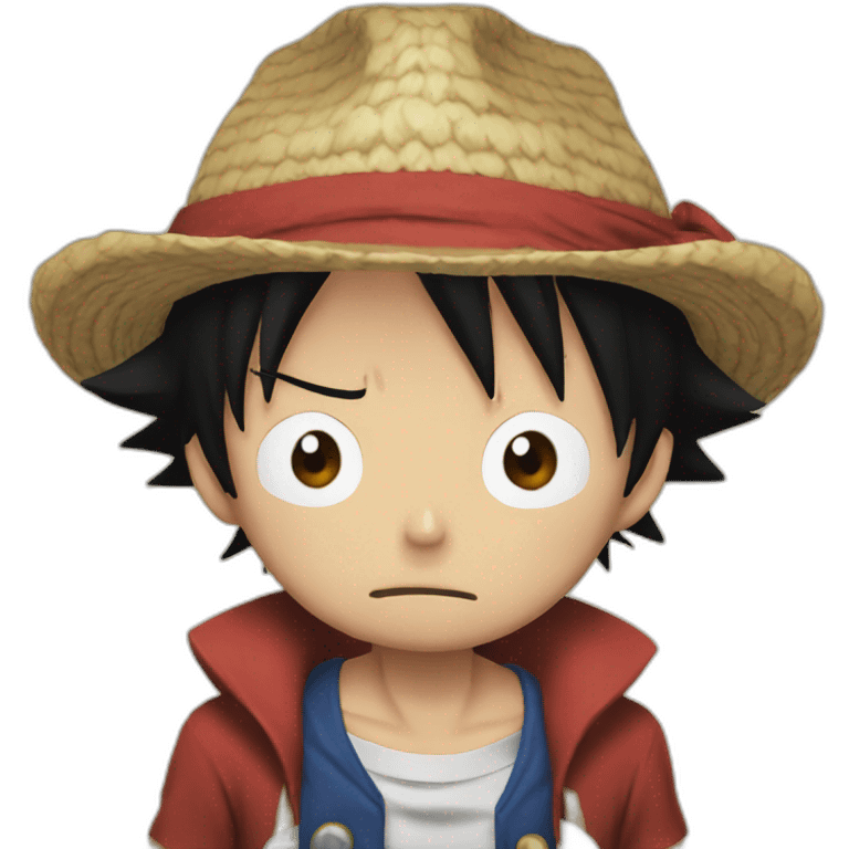 Luffy-sad emoji