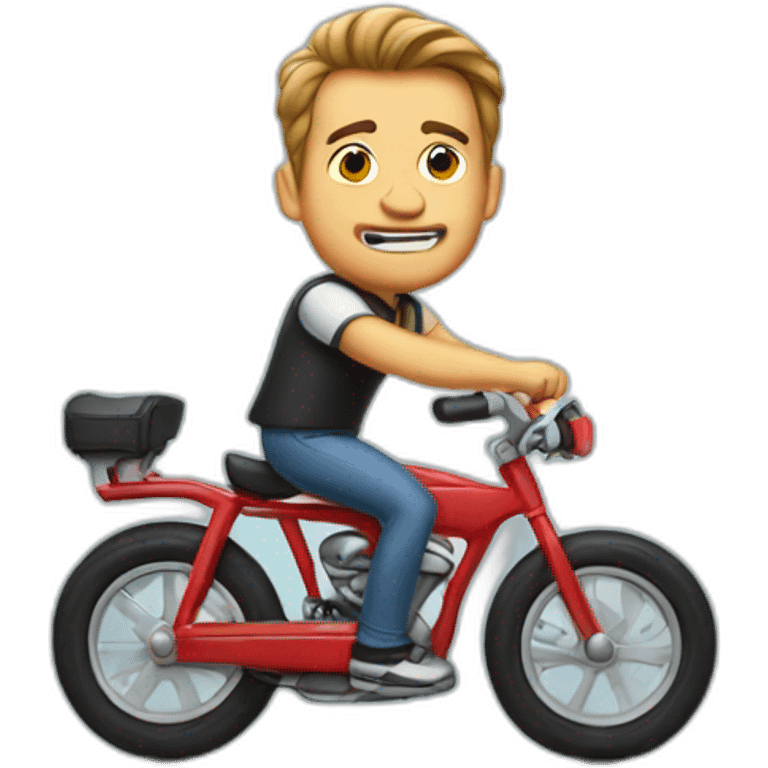 arnold on a bike emoji