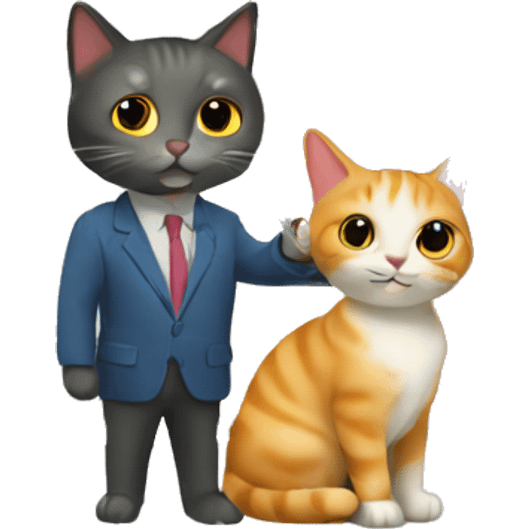 Cats buying a house emoji