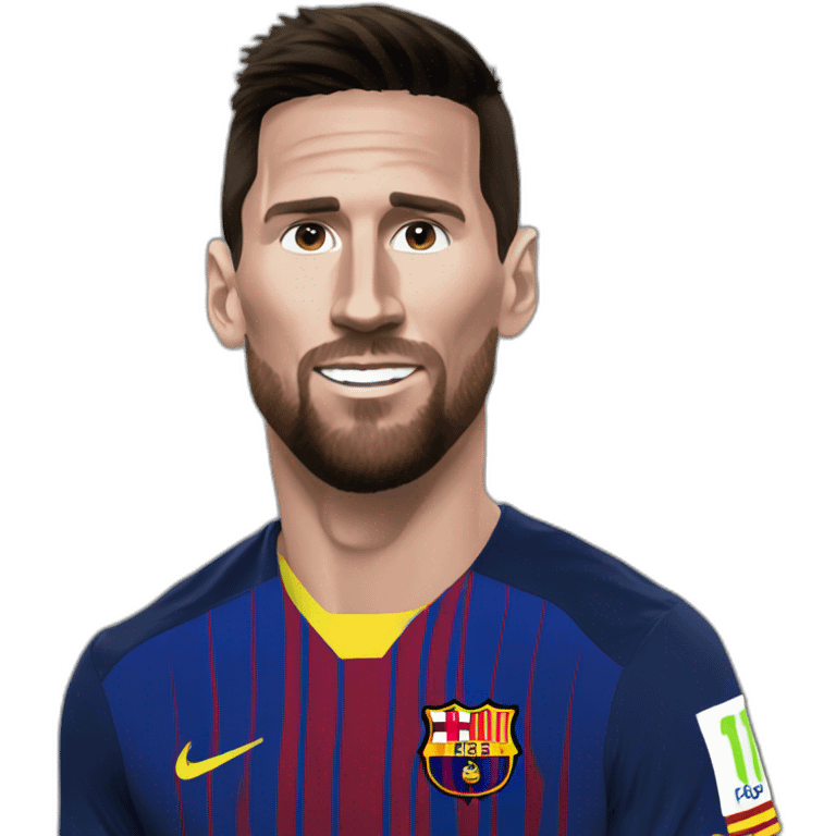 Messi tape ronaldo emoji