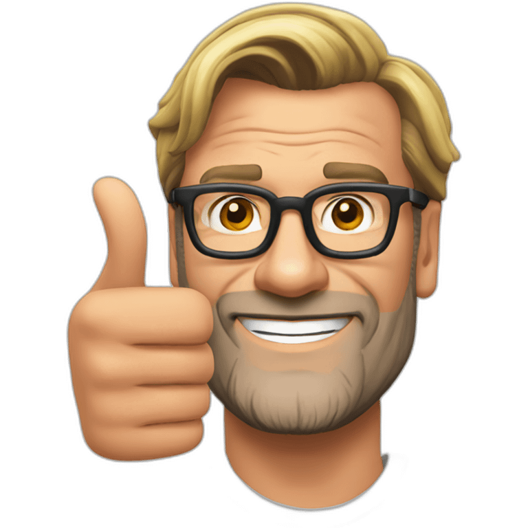 jurgen klopp thumb up emoji