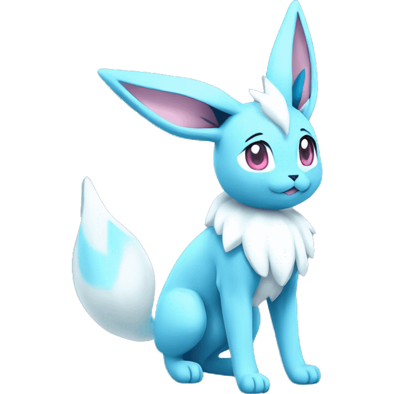 Glaceon-Sylveon full body emoji