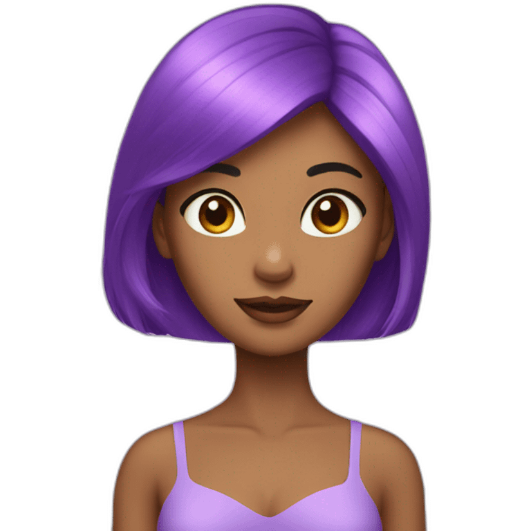 beauty violet emoji