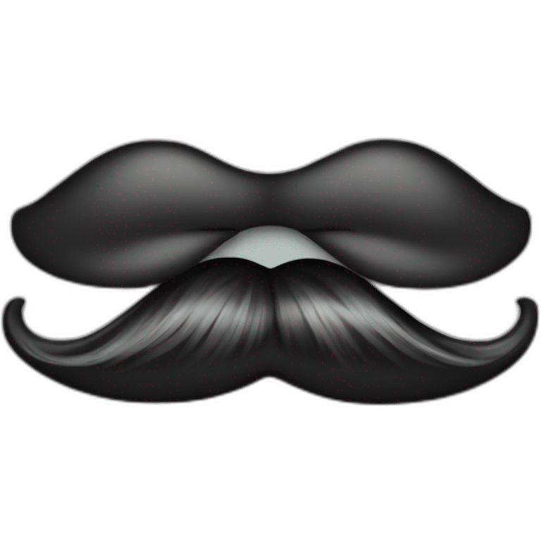 Moustache carrée emoji