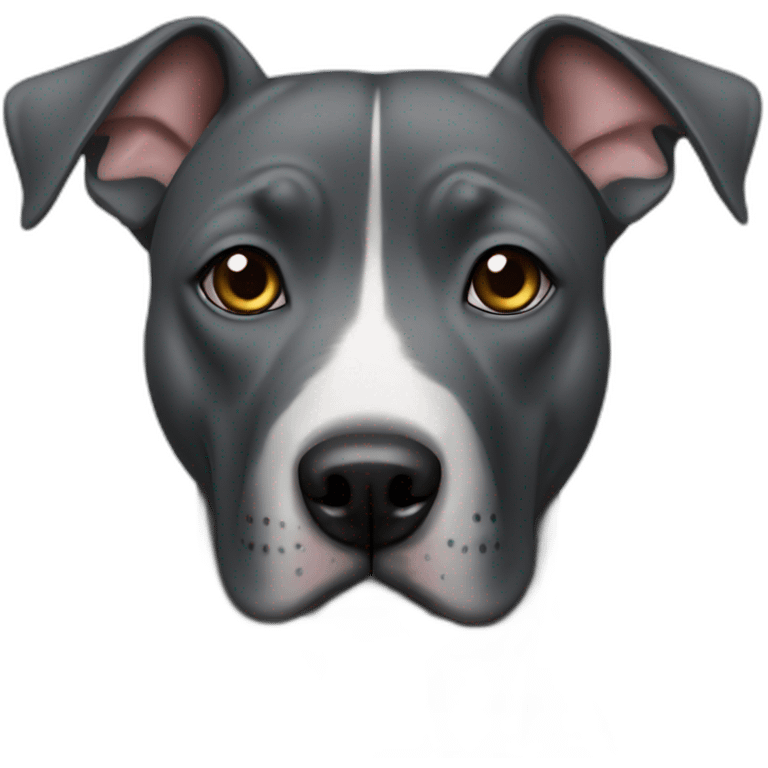 dark grey amstaff emoji