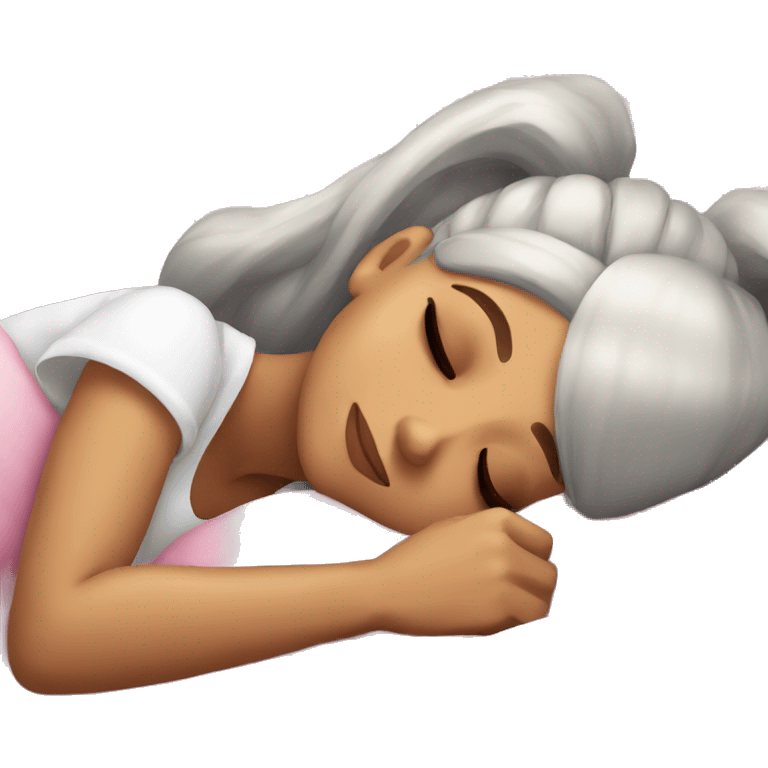 Ariana Grande sleeping emoji